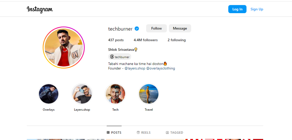 Tech Burner Instagram Income 2024